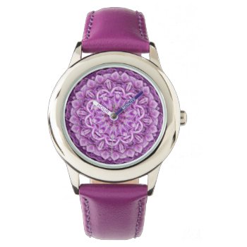 Purple Kaleidoscope Watch by JLBIMAGES at Zazzle