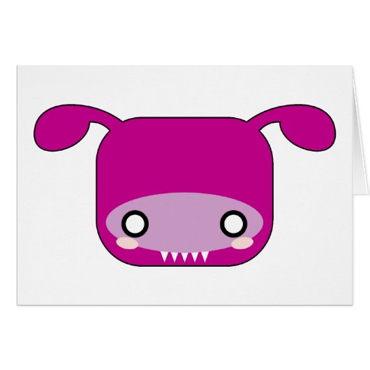 Purple Kawaii Monster Cards (Front Horizontal)