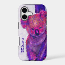purple koala iphone case