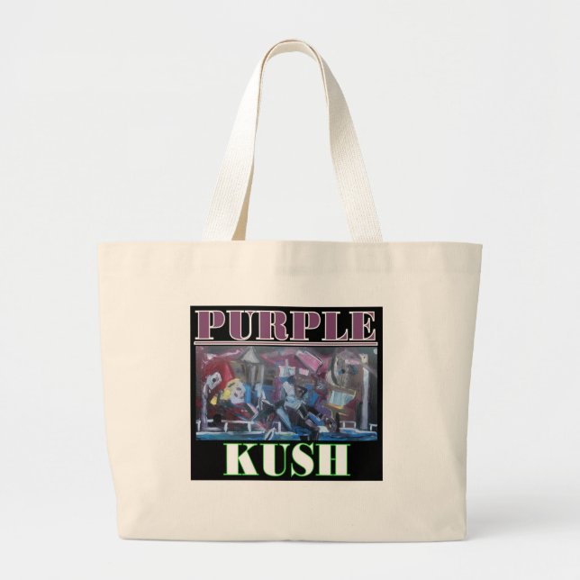PURPLE KUSH LARGE TOTE BAG (Front)