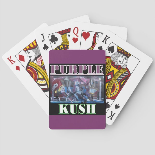 PURPLE KUSH POKER CARDS (Back)