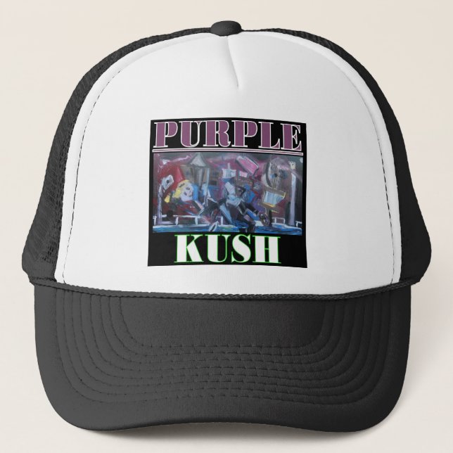 PURPLE KUSH TRUCKER HAT (Front)