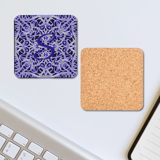 Purple Lace Pattern Beverage Coaster (Creator Uploaded)