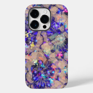 Purple Lace Roses Case-Mate iPhone 14 Pro Case