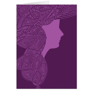 Purple Lady Cards
