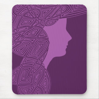 Purple Lady Mousepad