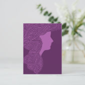 Purple Lady Postcard (Standing Front)