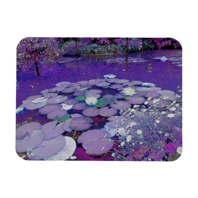 Purple Lake Dreaming Magnet (Horizontal)