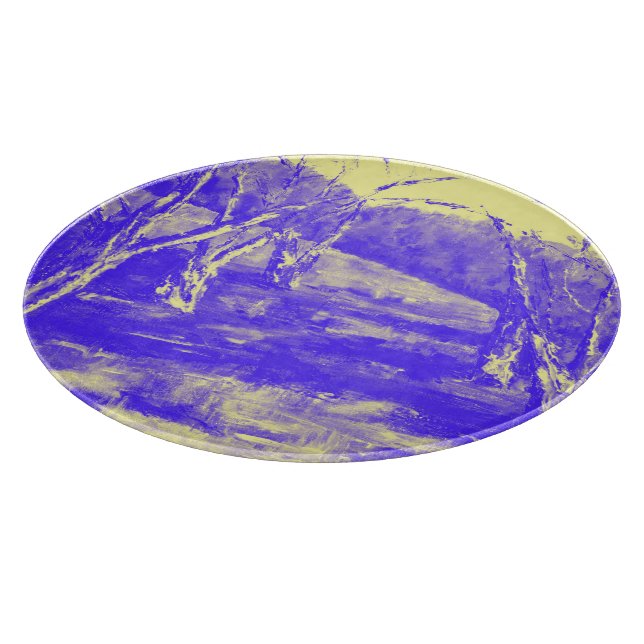 Purple Lands Yellow Skies Cutting Board (Corner)
