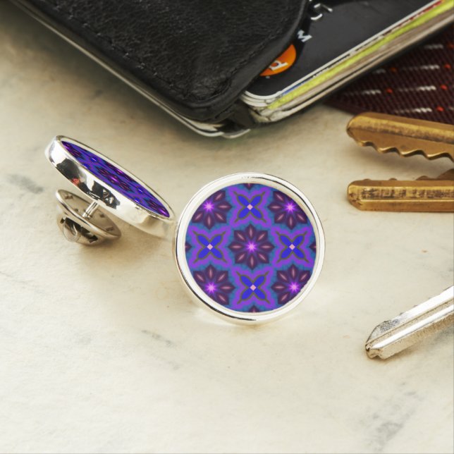 Purple Lapel Pin (In Situ)