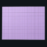 Purple Large Graph Paper Notepad<br><div class="desc">Sheets,  Grid Paper,  Graphing Paper,  Graph Paper Pad,  Math Graph Paper,  Grid Paper Pad, </div>