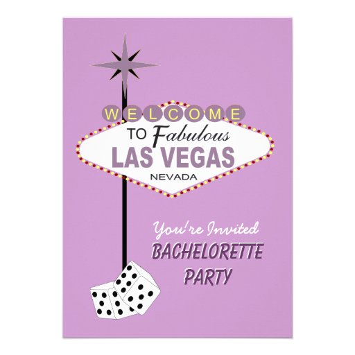 Las Vegas Bachelorette Party Invitations 9