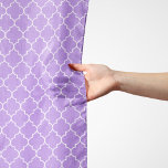 Purple Latticework, Quatrefoil, Moroccan Trellis Scarf<br><div class="desc">Elegant,  stylish and sophisticated Moroccan trellis pattern in purple color. Modern and trendy gift,  perfect for the latticework lover in your life.</div>