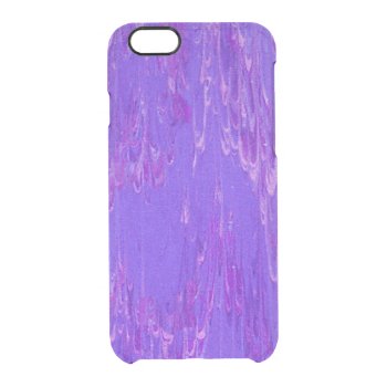 Purple Lava Clear iPhone 6/6S Case