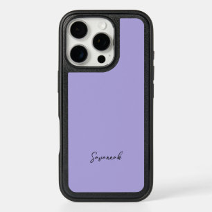 Purple Lavender Aesthetic Lilac iPhone 16 Pro Case