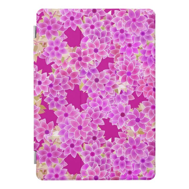 Purple, lavender and plum flowers, plum background iPad pro cover (Front)