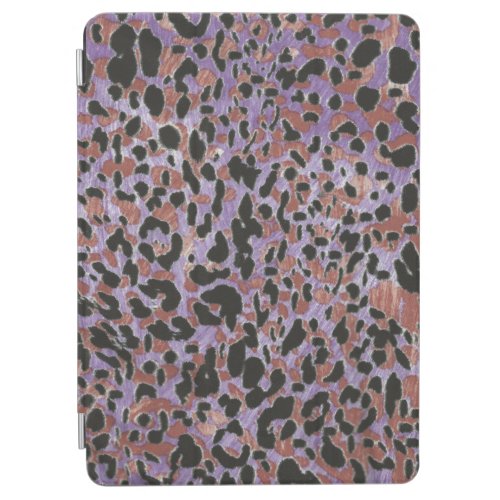 Purple lavender animal print  iPad air cover
