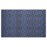 Purple Lavender &amp; Black Tribal Geometric Pattern Fabric