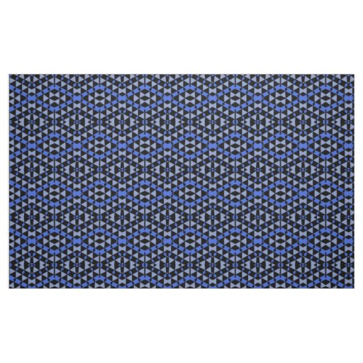 Purple Lavender & Black Tribal Geometric Pattern Fabric