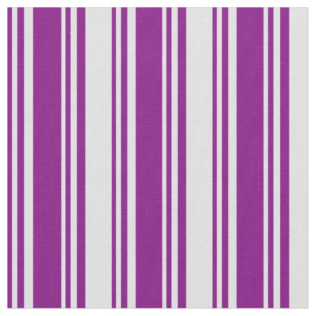 Purple & Lavender Colored Lines Fabric (Close Up)