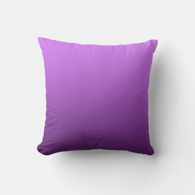 Purple Lavender Dipped Modern Trendy Decor Throw Pillow (Front)