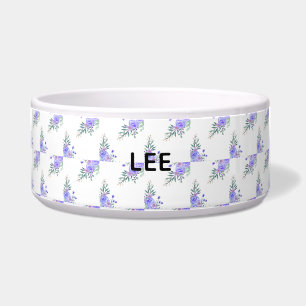 Purple Lavender Floral Botanical All-In-One Foil W Bowl