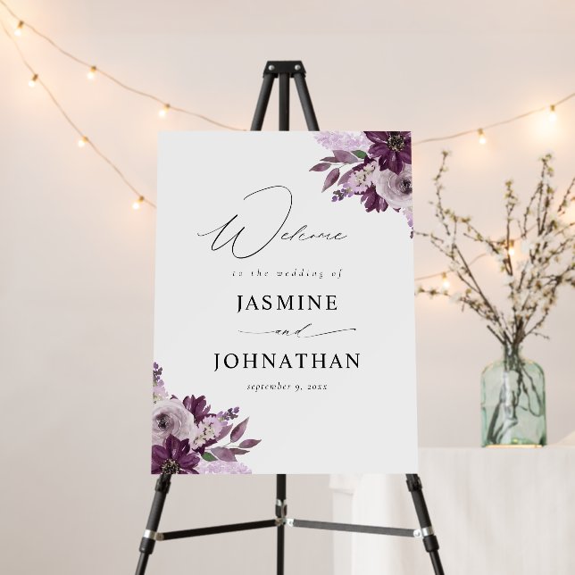 Purple & Lavender Floral Foam Board 2 (In Situ (Stand))