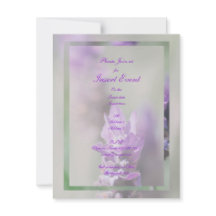 Purple lavender flower wedding | Personalize