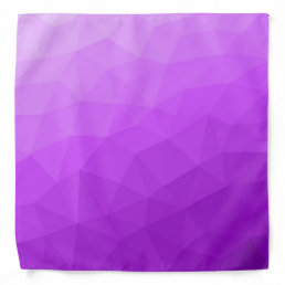 Purple lavender gradient geometric mesh pattern bandana