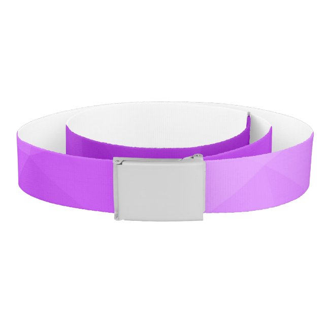 Purple lavender gradient geometric mesh pattern belt (Coil)