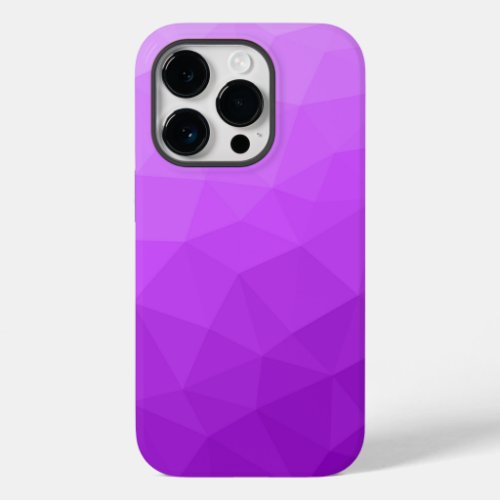Purple lavender gradient geometric mesh pattern Case_Mate iPhone 14 pro case