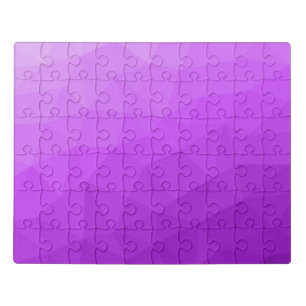 Purple lavender gradient geometric mesh pattern jigsaw puzzle