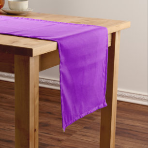 Purple lavender gradient geometric mesh pattern long table runner