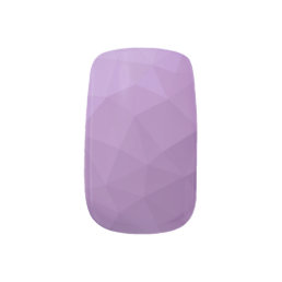 Purple lavender gradient geometric mesh pattern minx nail art