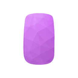 Purple lavender gradient geometric mesh pattern minx nail art
