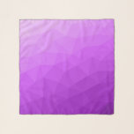 Purple lavender gradient geometric mesh pattern scarf<br><div class="desc">Triangle geometric mesh with light to dark pinkish purple lavender ombre gradient.</div>