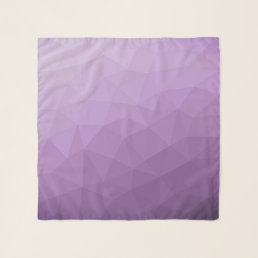 Purple lavender gradient geometric mesh pattern scarf