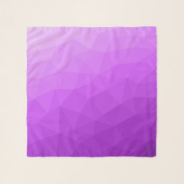 Purple lavender gradient geometric mesh pattern scarf