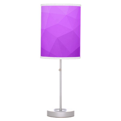 Purple lavender gradient geometric mesh pattern table lamp