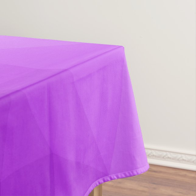 Purple lavender gradient geometric mesh pattern tablecloth (In Situ)