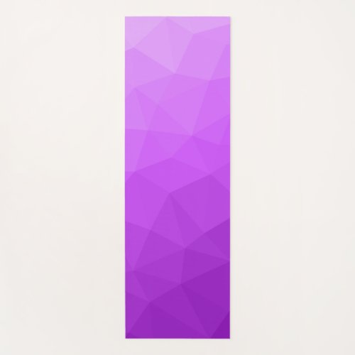 Purple lavender gradient geometric mesh pattern yoga mat