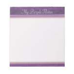 Purple Lavender Mauve Notepad