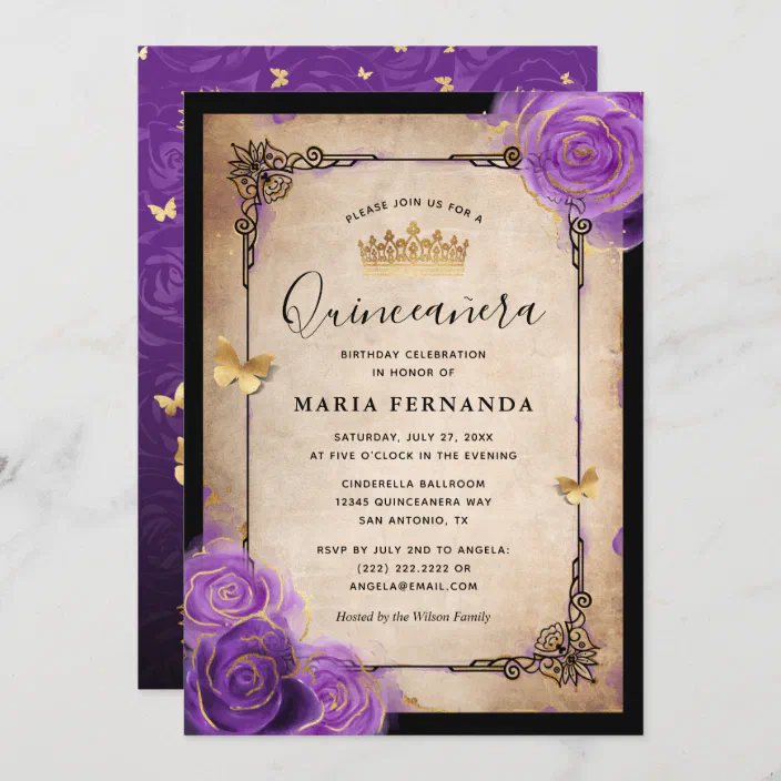 Featured image of post View 20 Rose Gold Purple Quinceanera Themes