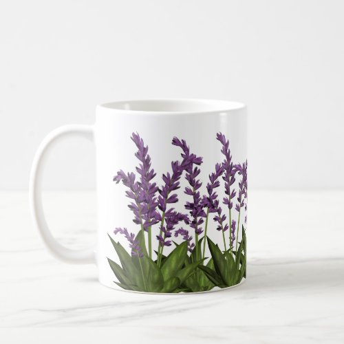 Purple Lavender Spring Flowers Coffee Mug