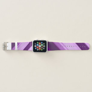 Purple Lavender Stripes Apple Watch Band