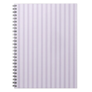 Purple Lavender Stripes Notebook