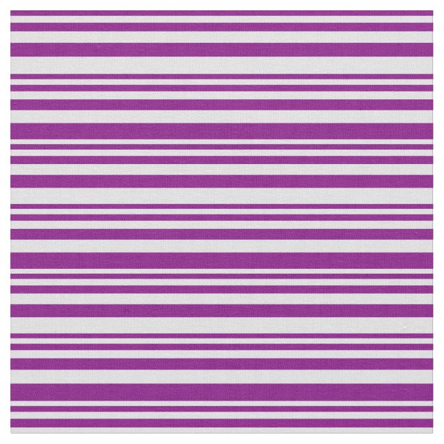 Purple & Lavender Stripes Pattern Fabric (Close Up)