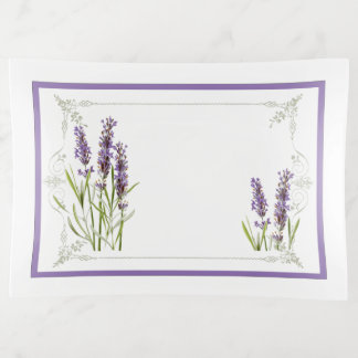 Purple Lavender Vintage Style Trinket Tray