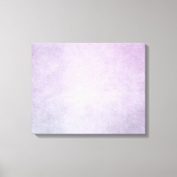 Purple Lavender Watercolor Personalized Background Canvas Print by SilverSpiral at Zazzle