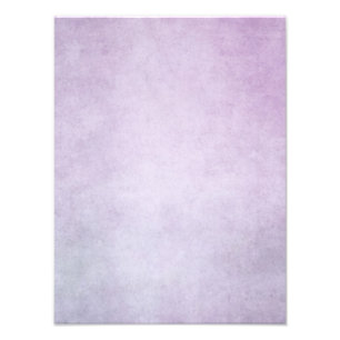 Purple Lavender Watercolor Personalized Background Photo Print